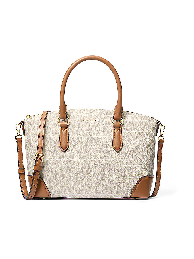 Michael Kors pour femme. 30R6G1WS8B Sac à main Murphy vanille (OSFA), Marron, Casuel, Polyester